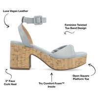 Kolekcija Journee Womens Eianna Tru Comfort Foam Ankle sandalama platforme