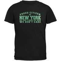 Ponosan Niko Ne Voli New York Crna Omladinska Majica - Mladi Veliki