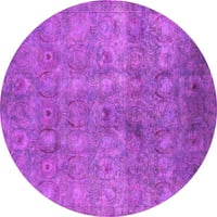 Ahgly Company Zatvorena okrugla Perzijski ružičasti boemski prostirke, 3 'Round