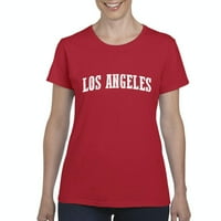 - Ženska majica kratki rukav, do žena veličine 3xl - Los Angeles