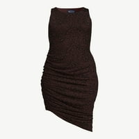 Scoop ženska haljina za asimetričnu mrežicu, XS-XXL
