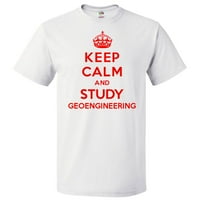 Budite mirni i studirajte geoinženjering majicu Funny TEE poklon