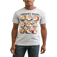 Disney Current Mood mrzovoljna Muška grafička majica