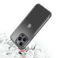 Udarna futrola za branik za iPhone Pro Max, sa zaštitom ekrana od kaljenog stakla