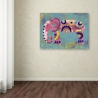 Zaštitni znak likovne umjetnosti 'Boho Elephant 4' platnena Umjetnost ljeta Tali Hilty