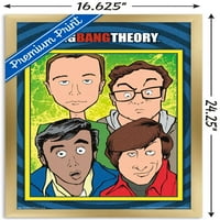 Theory Big Bang - Geeks zidni poster, 14.725 22.375