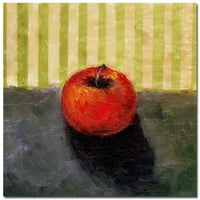 Zaštitni znak likovne umjetnosti Crvena jabuka mrtva priroda platna umjetnost Michelle Calkins