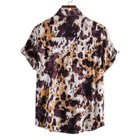 clios Hawaiian Shirts for Men Summer Graphic Beach Shirt Fashion shirt shirt shirt Button Down Aloha Shirt Top for Beach Party