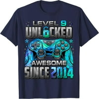 Nivo otključan Awesome od 9. rođendana Gaming T-Shirt