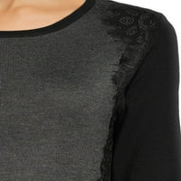 Ljubavni Trend New York ženska džemper haljina sa čipkom