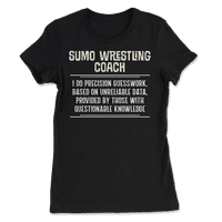 Funny Sumo Wrestling trenerska majica - radim preciznost nagađanja