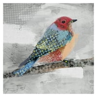 Remek-djelo Umjetnička galerija a Bird's Flight Patterns III by Studio Arts Canvas Art Print 16 16