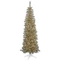 Vickerman umjetno božićno stablo 9 '44 Olovka šampanjca Dura-lit jasna svjetla