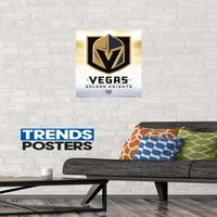 Vegas Golden Knights-Logo Zidni Poster, 14.725 22.375