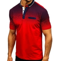 Kakina s ljetne majice za muškarce klirens muške kratke rukave štampanje odbojna pulover majica bluza