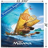 Disney Moana - valni zidni poster sa push igle, 22.375 34