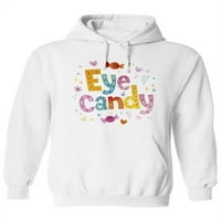 Eye Candy slatki dizajn Hoodie Women-slika Shutterstock, ženski 3X-veliki