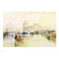 Posteranzi balxcf Pogled na Carnarvon Castle Poster Print J.M.W. Turner - u