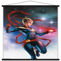 Marvel Cinemat univerzum - Kapetan Marvel - Zidni poster zvezde sa magnetnim okvirom, 22.375 34