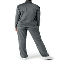Athletic Works ženska aktivna jakna i pantalone sa patentnim zatvaračem, 2-dijelni Set