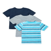 Garanimals Baby Boy & Toddler Boy Stripe i čvrste majice